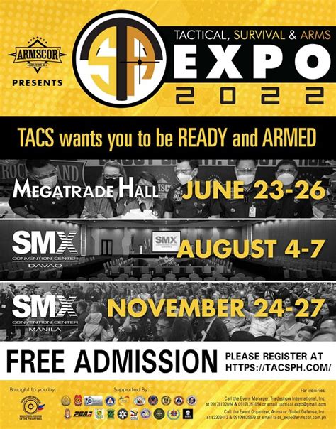 sm megamall gun show schedule 2024 tickets price|ARMSCOR to hold 1st post.